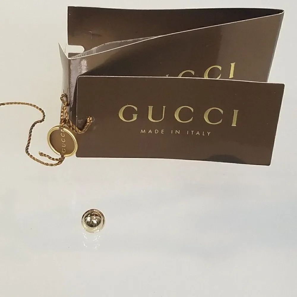 Gucci Replacement Button Gold Color Small Metal Shank Button - Picture 5 of 9